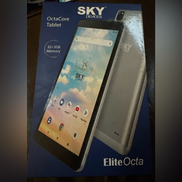 Sky Devices‎ Elite T8 Plus Black 32GB  GLASS SCRATCHED - Picture 1 of 5